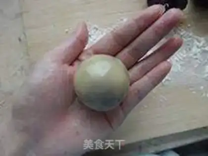 Make The potato moon cake step 13