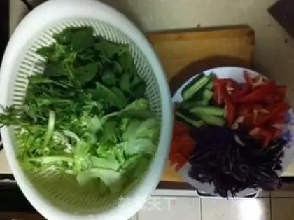 Make Nice shrub salad step 1