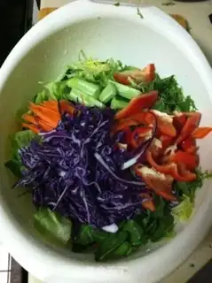 Make Nice shrub salad step 2
