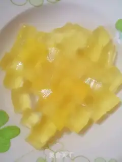 Make Peach Crystal Jell-O Cup step 4