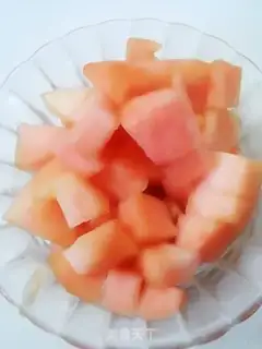 Make Peach Crystal Jell-O Cup step 5