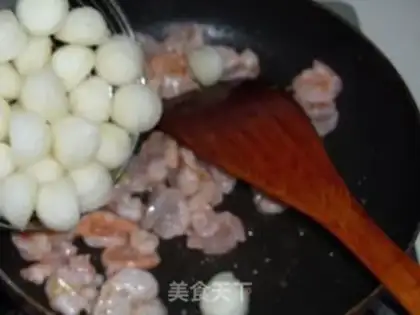 Make Pear shrimp balls step 9