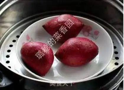 Make The potato moon cake step 1