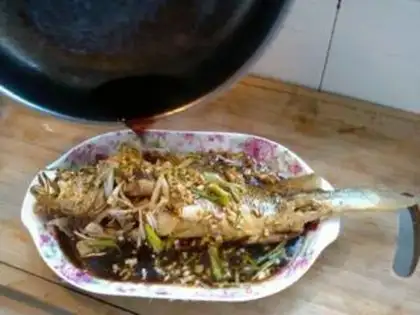 Make Garlic paste mushroom fish step 11
