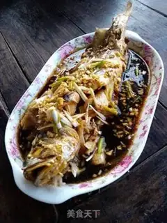 Make Garlic paste mushroom fish step 12