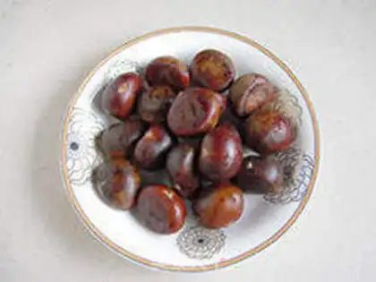 Make Chestnut red meat step 1