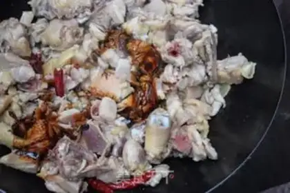 Make Potato chicken leg step 4