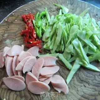 Make Ham and lentils step 1