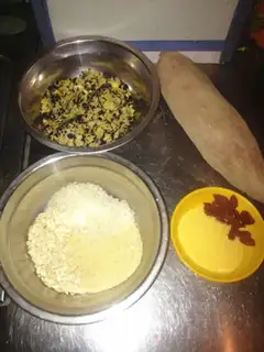 Make Black bean money, porridge step 0