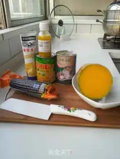 Make Goldmelon corn step 1