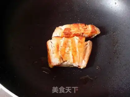 Make Twin mushroom salmon step 15