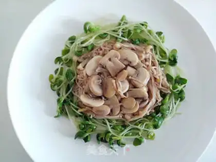 Make Twin mushroom salmon step 16