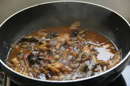 Make Garlic yellowfish step 3