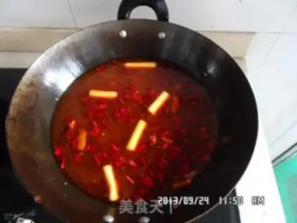 Make Spicy bean petals step 9