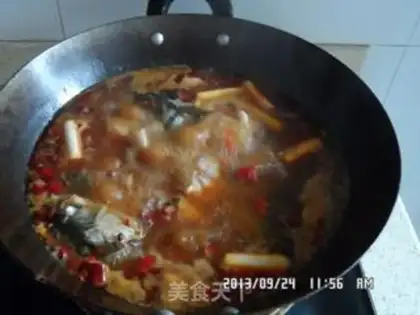Make Spicy bean petals step 10