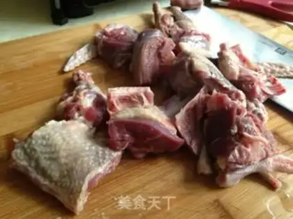 Make Tea mushrooms and pigeons step 2