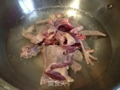 Make Tea mushrooms and pigeons step 3
