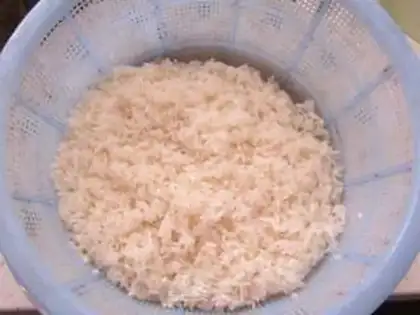 Make Green bean congee step 0