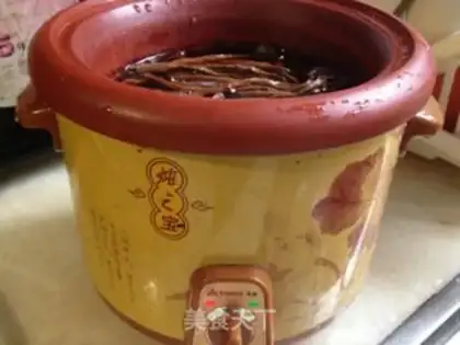 Make Tea mushrooms and pigeons step 10
