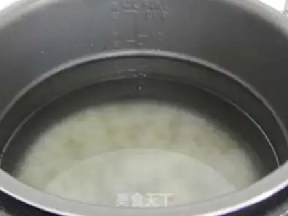 Make Green bean congee step 3