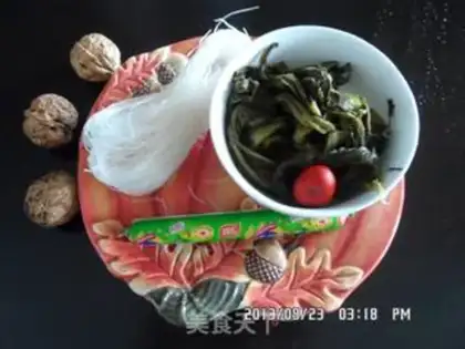 Make A sour dish fan soup step 0