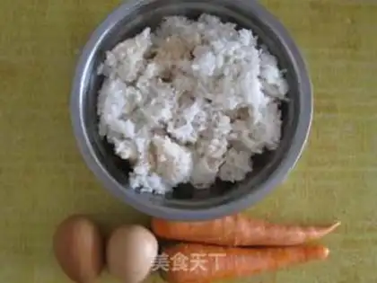 Make Carrot egg fried rice step 0