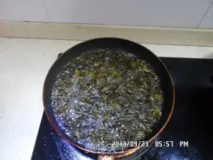 Make A sour dish fan soup step 4