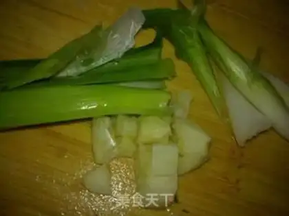 Make Shrimp rice mustard rice step 5