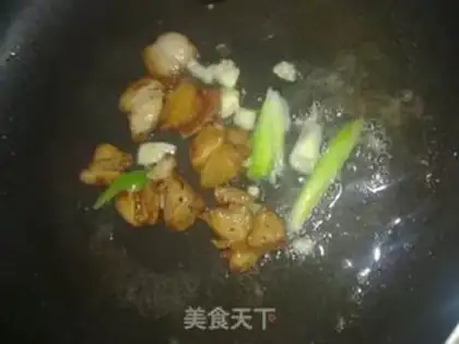 Make Shrimp rice mustard rice step 7