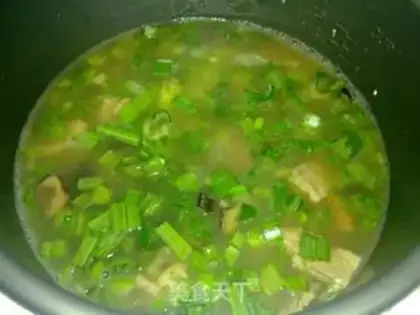Make Shrimp rice mustard rice step 13