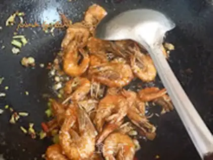 Make Shrimp from the pond step 11