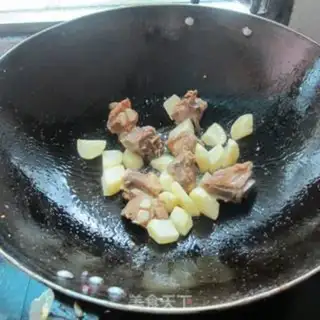 Make Potato fried ribs step 2