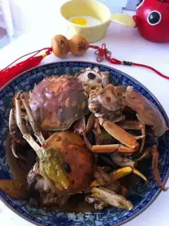 Make Spicy Fried crabs step 10