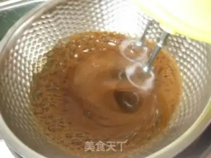 Make Red sugar date sponge cake step 7