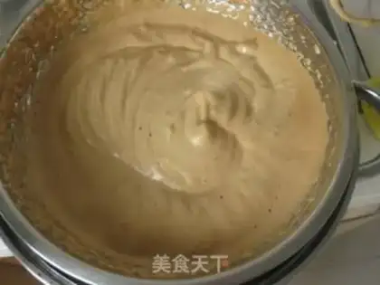 Make Red sugar date sponge cake step 8