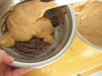 Make Red sugar date sponge cake step 11