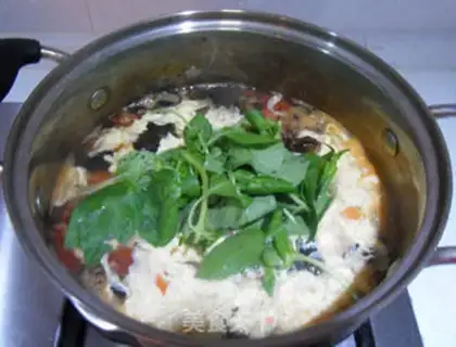 Make Spicy egg soup step 5