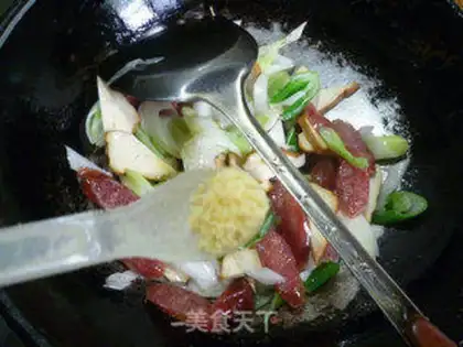 Make Scrambled sausages onions step 9