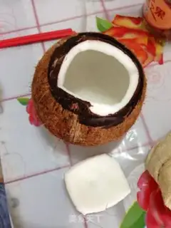 Make Coconut juice for abalone chicken step 3