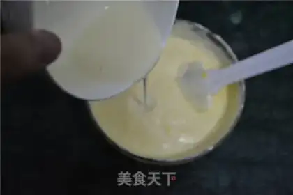 Make Peach mousse step 8