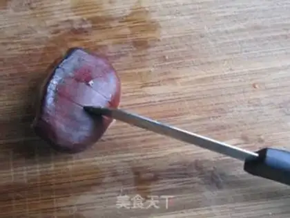 Make Baked chestnuts step 1