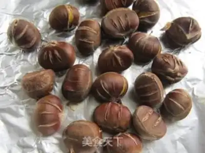 Make Baked chestnuts step 3