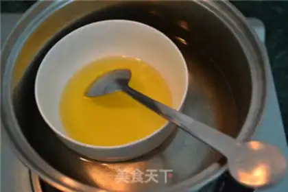 Make Peach mousse step 12