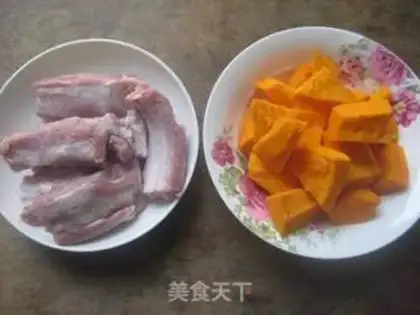 Make Pumpkin burn ribs step 1
