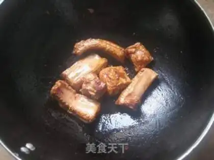 Make Pumpkin burn ribs step 4