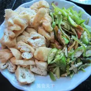 Make Hot tofu step 1