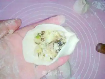 Make Biscuit cabbage bun step 8