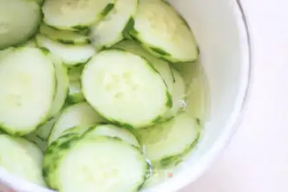 Make Cucumber ham and sausage step 3