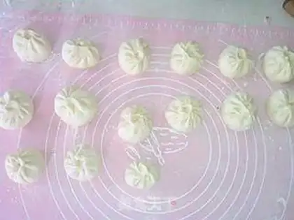 Make Biscuit cabbage bun step 10
