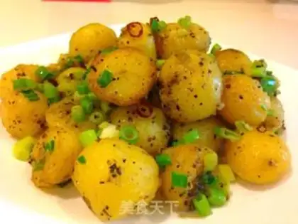 Make Pepper salt, potatoes step 4